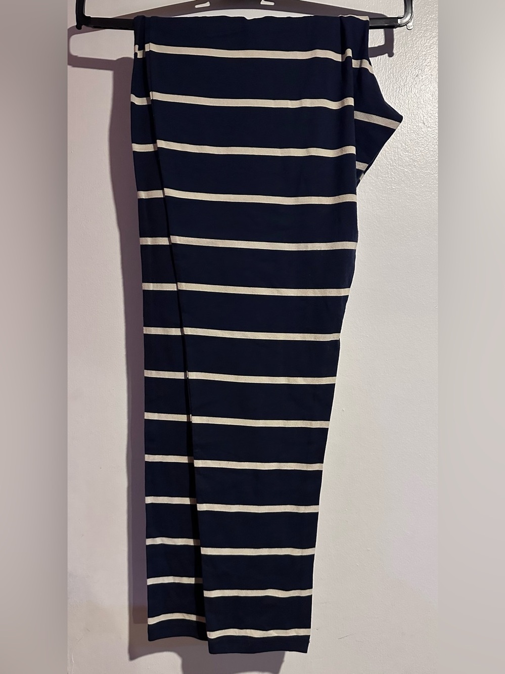 Torrid Navy Blue Striped Leggings
